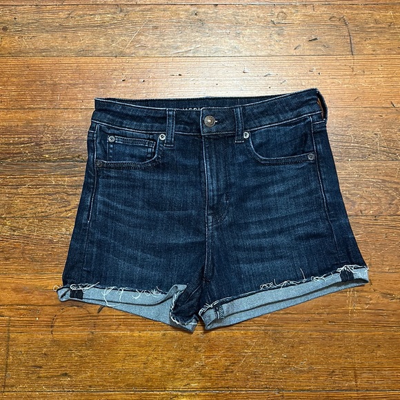 American Eagle Outfitters Pants - AEO Ne(x)t Level Stretch Super Hi-Rise Shortie Shorts #354N